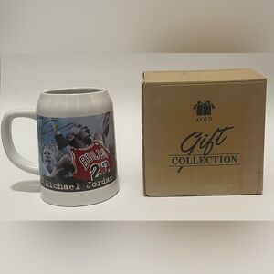 Michael Jordan #23 Chicago Bulls Upper Deck Mug Tankard Avon